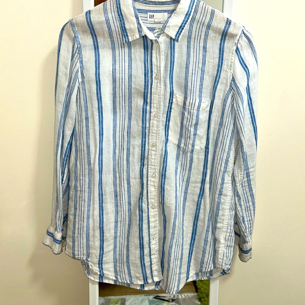 Linen Shirt/ GAP/ Size S